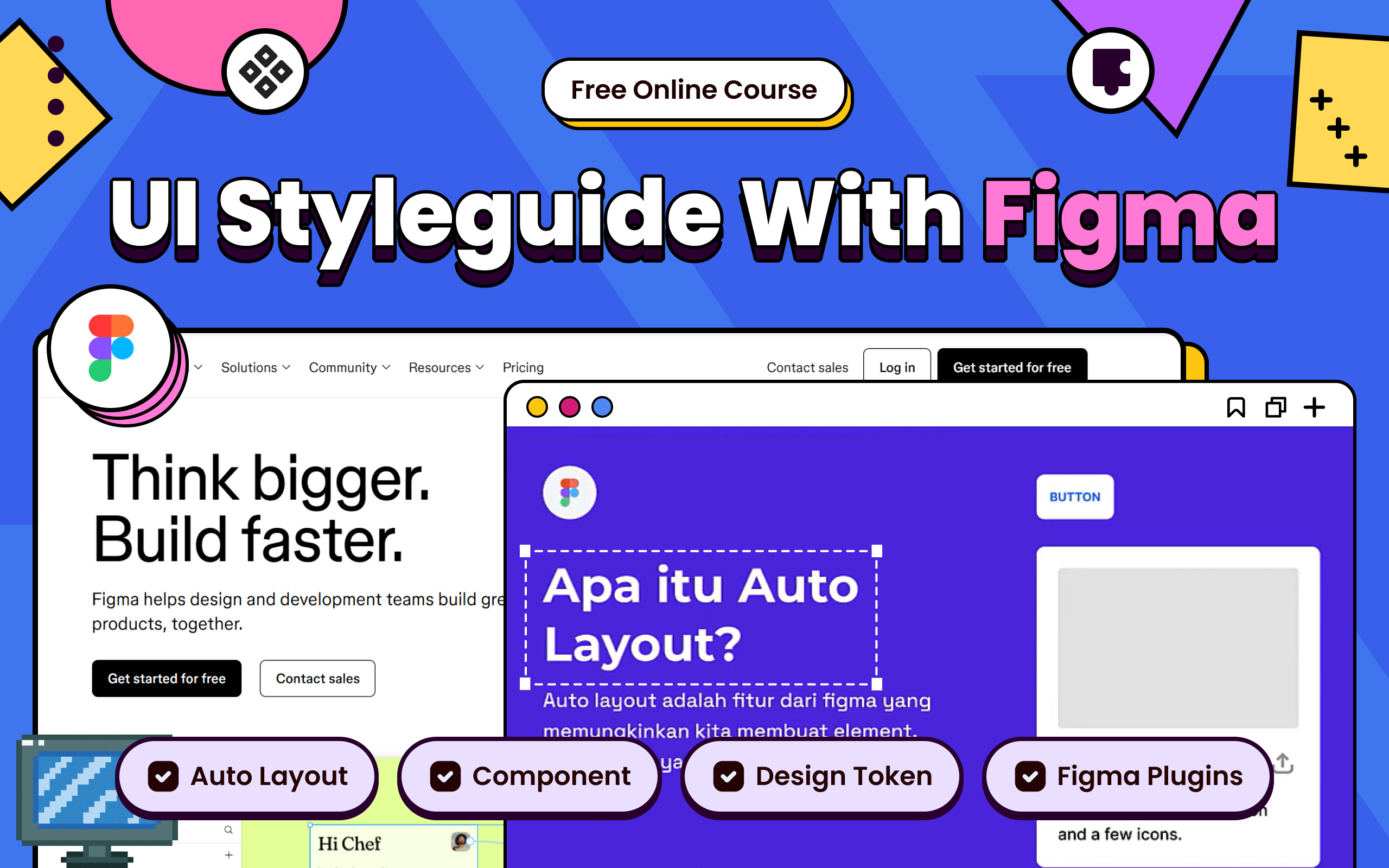 Kelas UI Styleguide With Figma di BuildWithAngga